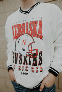 Nebraska Hippie Helmet Sweatshirt