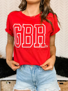 GBR Outline Cropped Tee