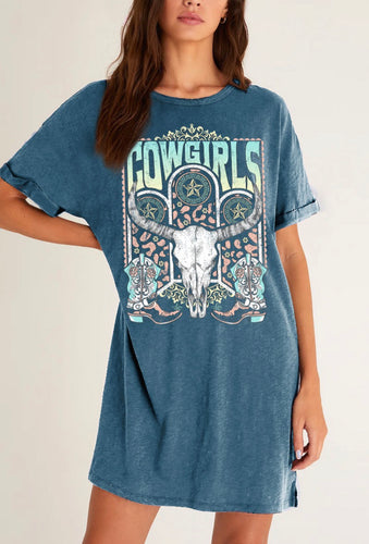Cowgirls T-Shirt Dress