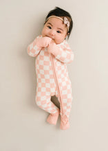 Load image into Gallery viewer, Pink Checker Bamboo Sleeper